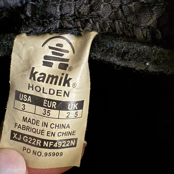 Kamik Kid’s Black Unisex Snow Boots - Picture 6 of 7